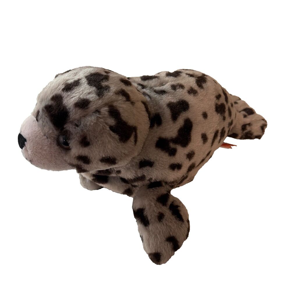 Wild Republic Harbor Seal Plush Stuffed Animal Spotted 14"